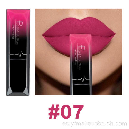 Tubo de lápiz labial púrpura Pequeño MOQ 50PCS Lápiz labial líquido